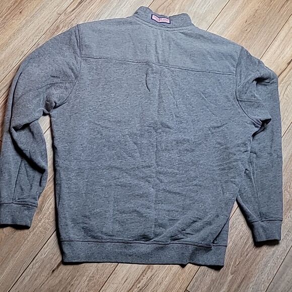 Vineyard Vines Classic Collegiate Shep Quarter Zip Shirt Men’s Size Medium B0013 - Picture 8 of 8